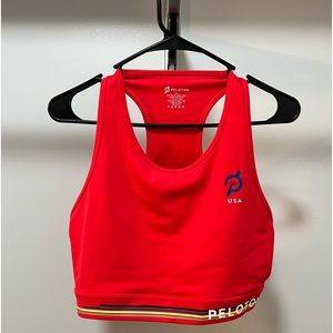 Womans Peloton Bra Red 
NWOT 
Size XL